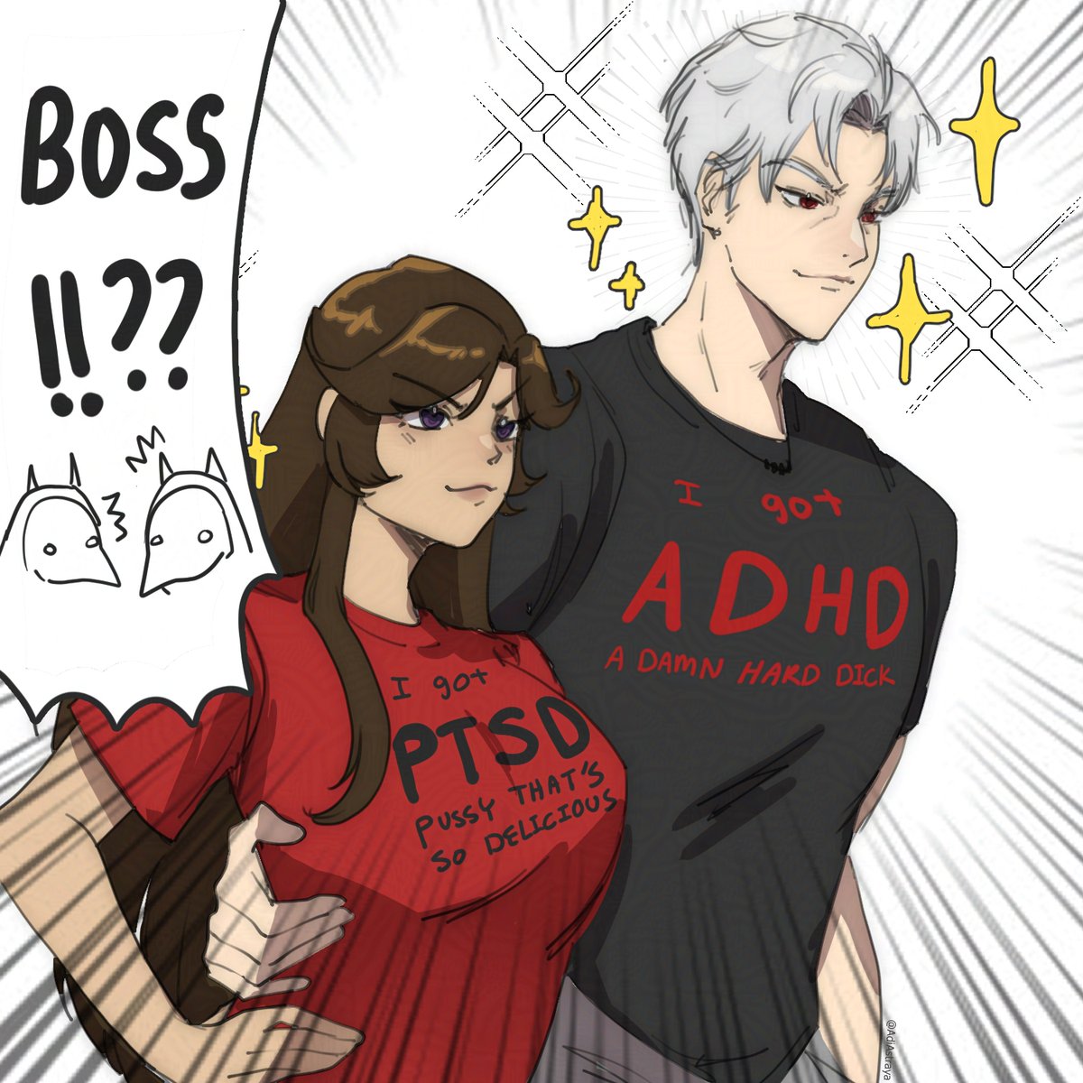 AdiAstraya's tweet photo. truly the power couple 💘

#戀與深空 #LoveandDeepspace #恋与深空 #恋と深空  #秦徹 #秦彻 #Sylus #러브앤답스페이스 https://t.co/vt9RjX5jkI