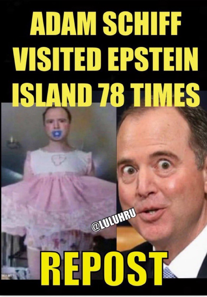 blipphomet's tweet image. Adam Schiff is a cuck