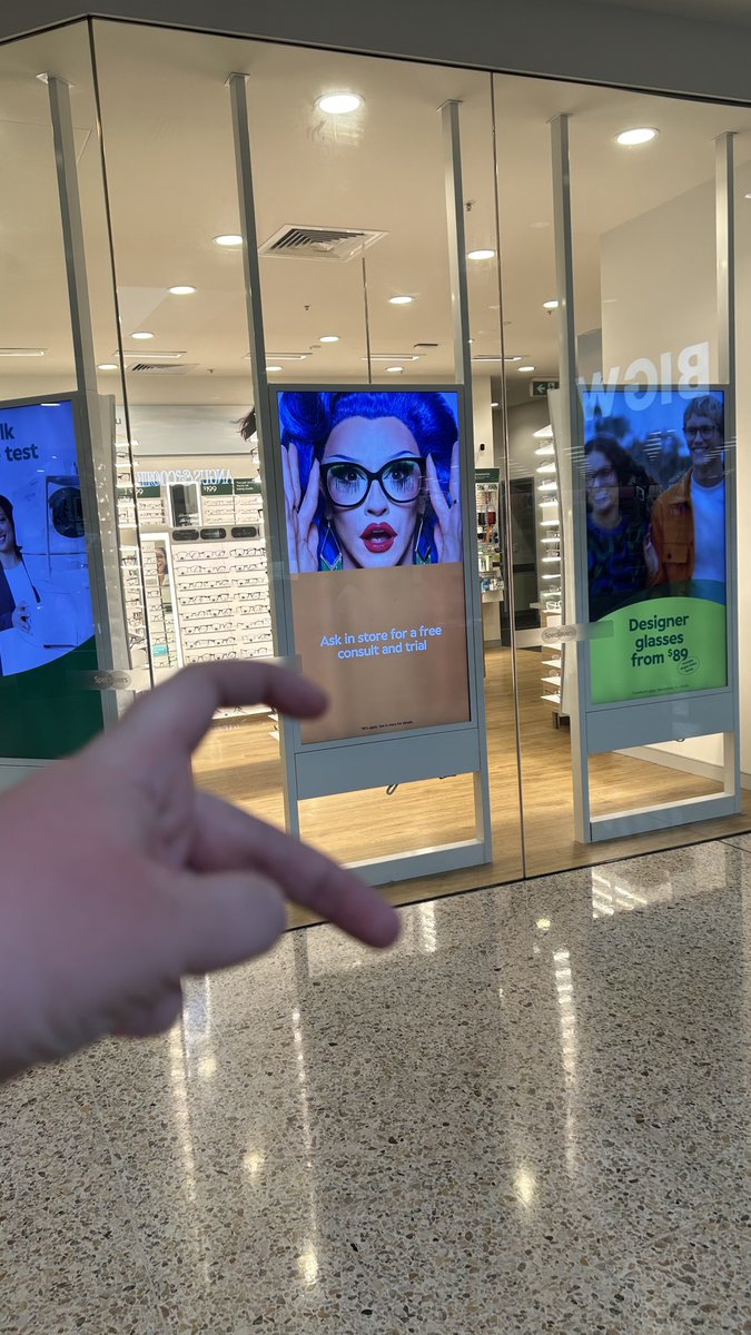 wildonechar's tweet photo. walked to this end of the shopping centre to take the pic of the ad 🥹 https://t.co/671Jl30vEl
