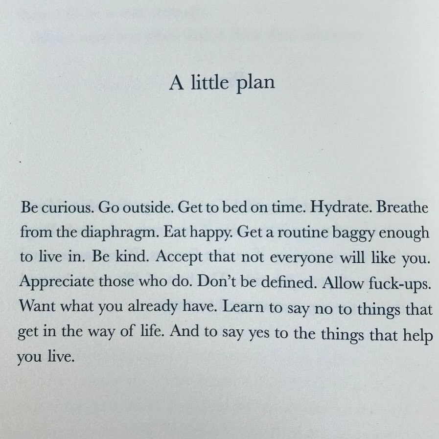 Love this little plan 👏👏👏

📸: Matt Haig