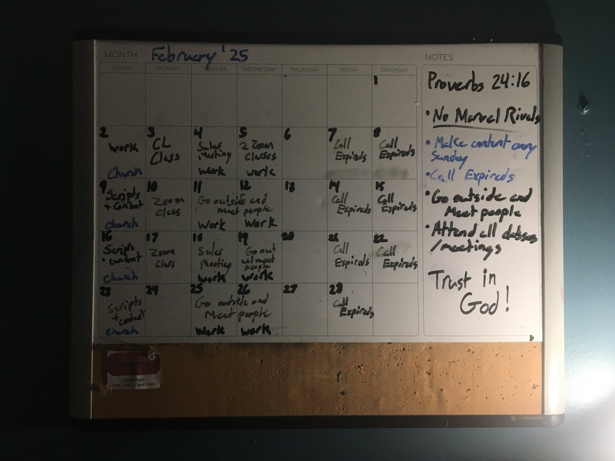 Got a Plan Laid out, Now I just gotta Execute!