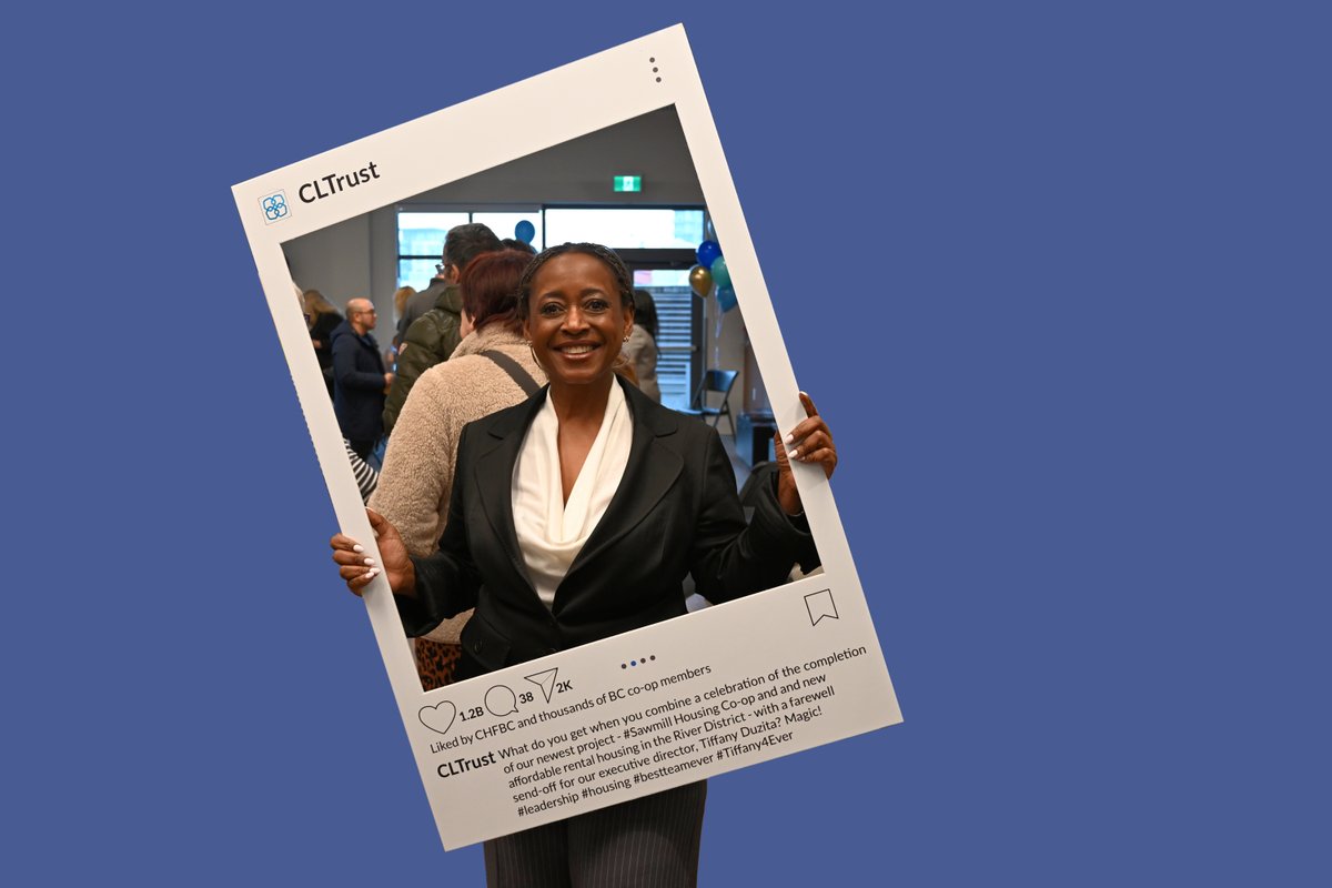 CLTrust's tweet image. Last week, the CLT and @chfbc staff teams got together to celebrate the official opening of the new #Sawmill Housing Co-op and non-profit rental housing!

Visit clt.ca to learn more about Sawmill and #CLT's Co-ops!