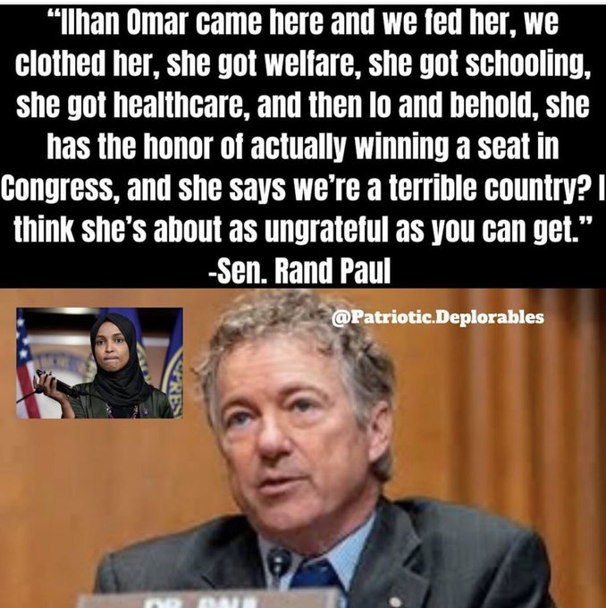 Ilhan Omar claims Trump is a dictator" for pausing foreign aid through USAID.

She violated American Immigration laws.  She married her brother.  Send her back to where she came from. 

Ungrateful.