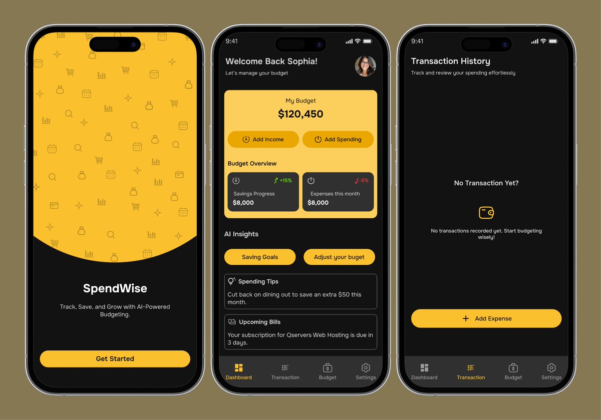 iam_tosin_'s tweet photo. Life and design had me juggling, but I’m back refreshed &amp; ready to grow!
  
Starting with SpendWise, an AI-powered budgeting app to Track, Save &amp; Grow finances effortlessly. 

Lessons? 
Balance, consistency &amp; growth matter.
 Let’s build!  

#UIUX 
#AI 
#SpendWise 
#DesignJourney https://t.co/5bkrywoIzm