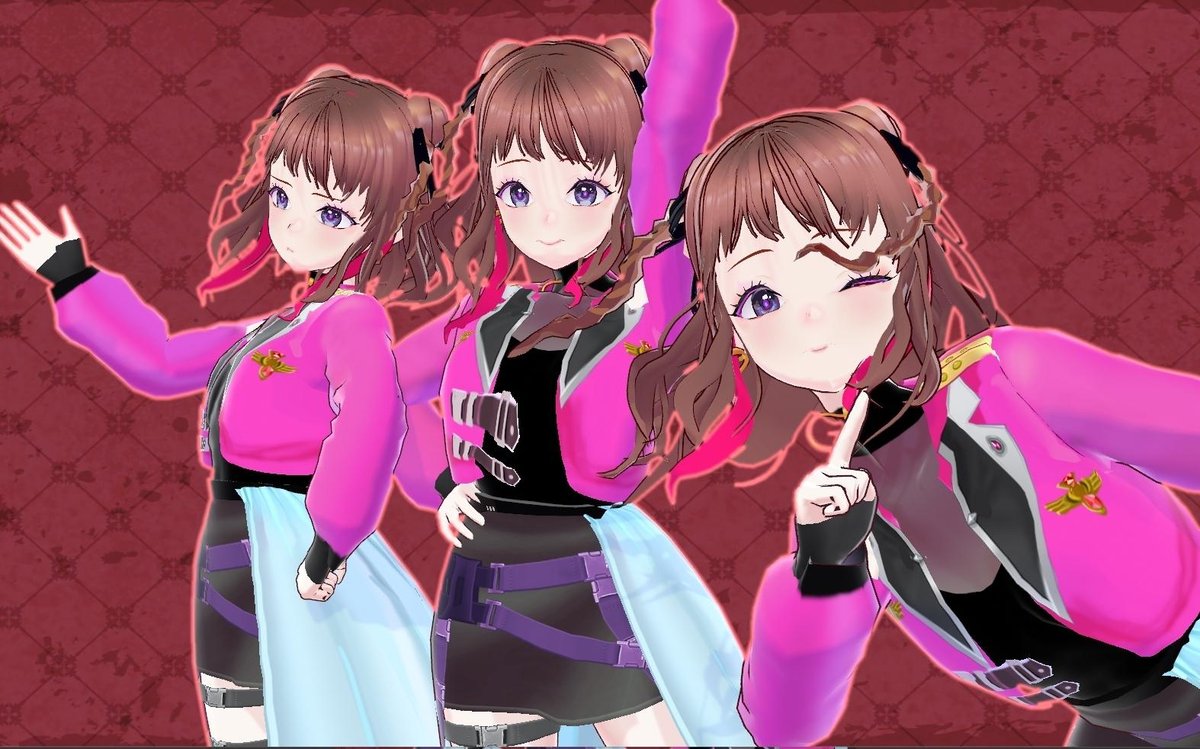 学マス「vロイドで作ったやつ再掲 #学マス #アイドルマスター #VRoid 」|119のイラスト