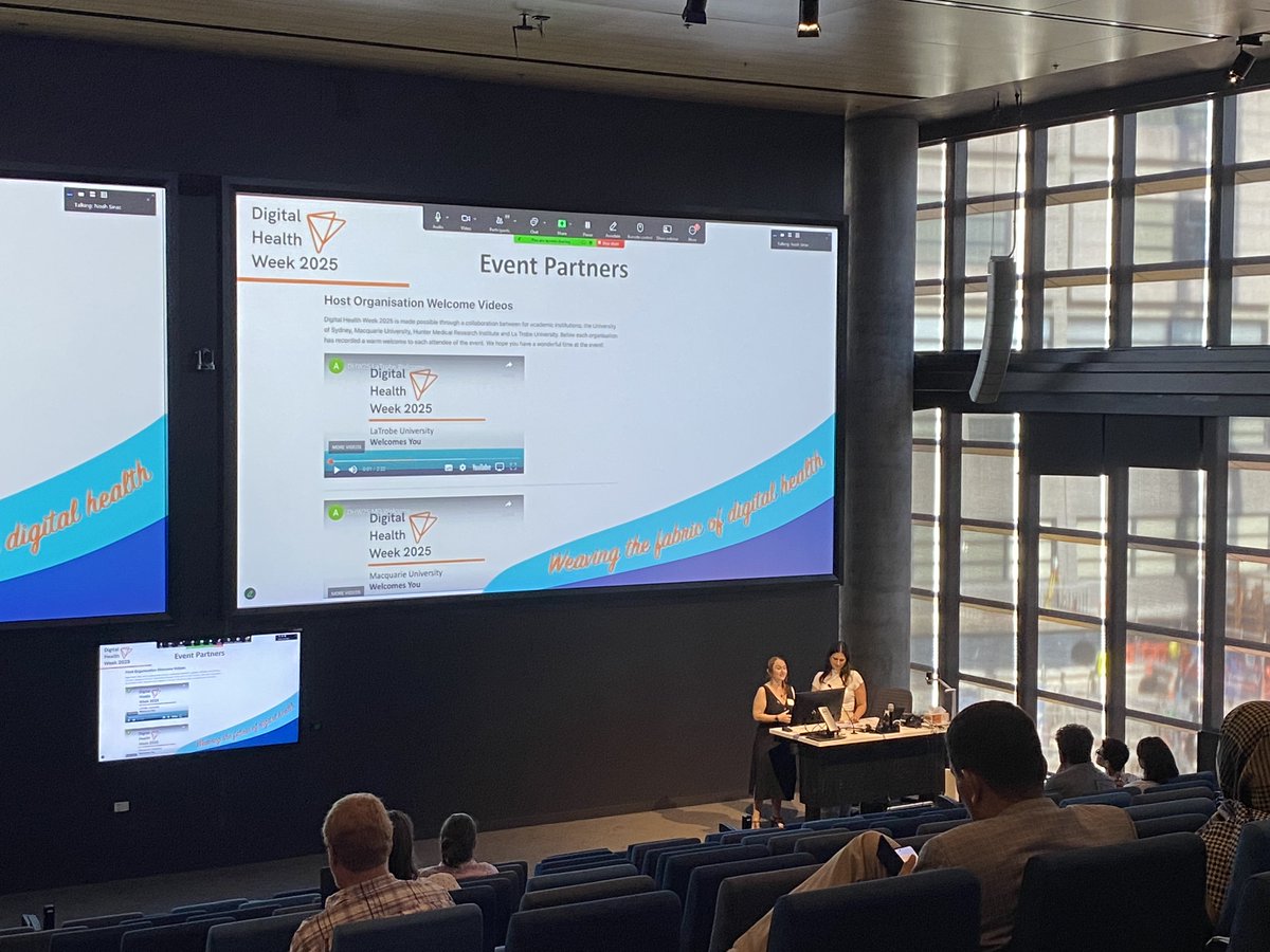 Tessa Copp (@tessacopp) on Twitter photo Congratulations to the brilliant co-chairs of #DigitalHealthWeek2025 <a href="/nnajanssen/">Anna Janssen</a> and <a href="/PetraAvramovic/">Dr Petra Avramovic</a>! Great start to Digital Health Week! Congratulations to the brilliant co-chairs of #DigitalHealthWeek2025 <a href="/nnajanssen/">Anna Janssen</a> and <a href="/PetraAvramovic/">Dr Petra Avramovic</a>! Great start to Digital Health Week!
