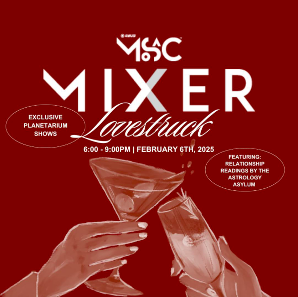 Sacramento Top 10 (@sacramentotop10) on Twitter photo LOve, Stars and all things Astrology at the MoSac Mixer. Planetarium show, astrology readings, fantastic prizes and more on Feb 6th at the <a href="/SMUD_MOSAC/">SMUD MOSAC</a> LOve, Stars and all things Astrology at the MoSac Mixer. Planetarium show, astrology readings, fantastic prizes and more on Feb 6th at the <a href="/SMUD_MOSAC/">SMUD MOSAC</a>