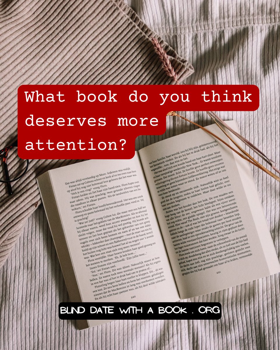 blinddatewbook's tweet photo. Which book is an underrated gem? 📚🔍 Share your underrated book!
#UnderratedBooks #HiddenGems #FavoriteAuthor #BlindDateWithABook #Reading #books #bookstagram #booklovers https://t.co/JfWtjwfxNZ