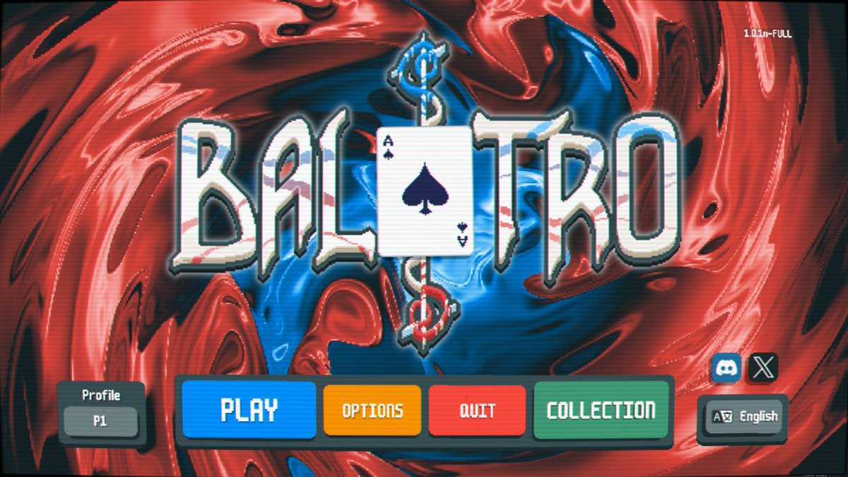 Gonna play Balatro for the first time