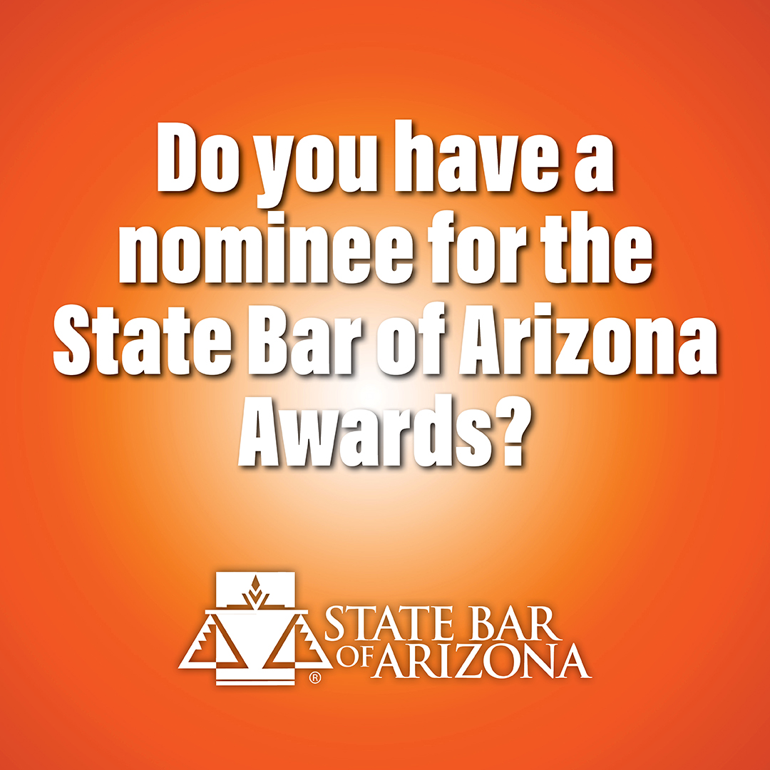 Do you have a superstar in your midst? Make sure their outstanding contributions shine by submitting them for the State Bar Annual Awards. Recognize excellence in leadership, service, and commitment to the legal profession by submitting them here: bit.ly/3Eeg525