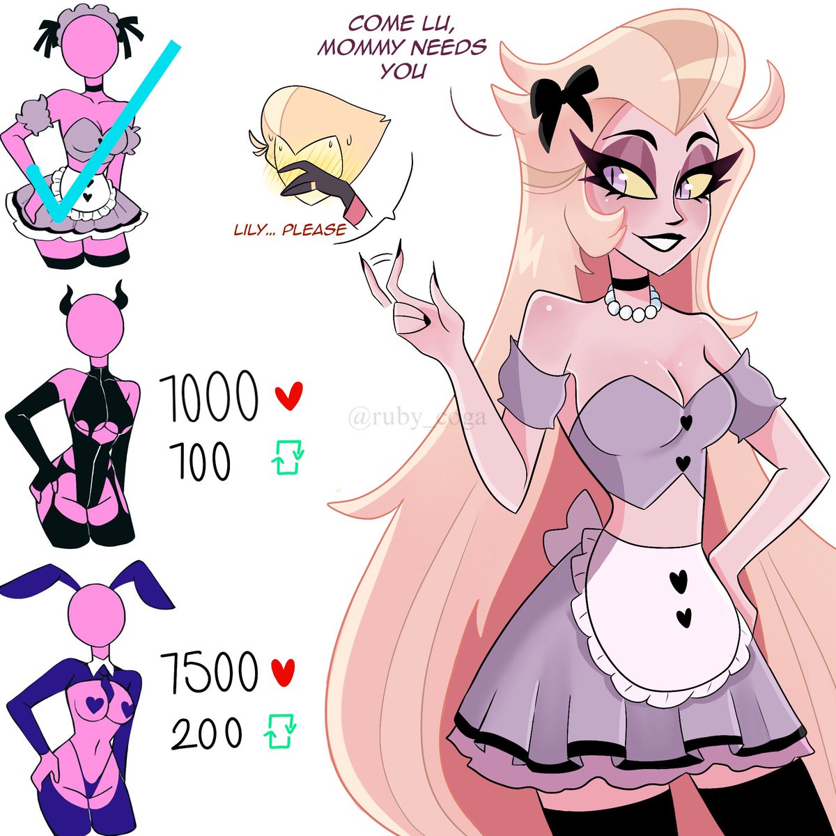 It looks like she’s having fun with all this. 🔥💜 #HazbinHotelFanart #HazbinHotelLilith #HazbinHotel #HazbinHotelLucifer #HazbinHotelArt #lucilith