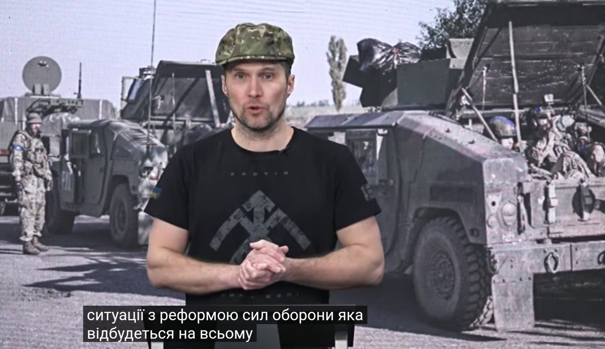 AnfisaMotora's tweet photo. #Butusov compartió algunos detalles en su stream sobre la transición del #ZSU al sistema de cuerpos.
Según Yurii, ya se sabe que el 3er Cuerpo se creará sobre la base de la 3ª Brigada de Asalto (el comandante del cuerpo sería Andriy Biletskyy). El área de responsabilidad ~150 km. https://t.co/2e3C6JhjDM