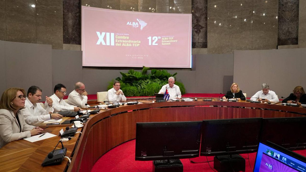 #EnFotos 📷 | XII Cumbre Extraordinaria del ALBA-TCP 

#3Feb