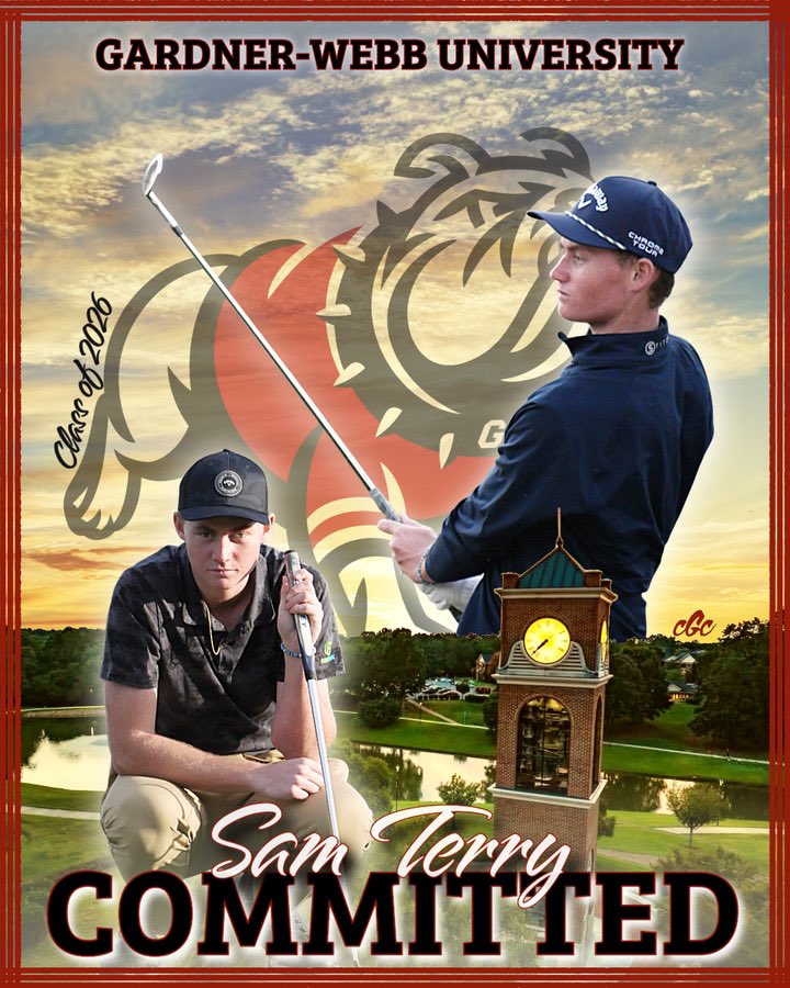 Our family is excited to share that Sam has committed to play D1 golf at Gardner-Webb University. We’re so proud of Sam and for the young man he is. Also, thanks to everyone who has helped him along the way.