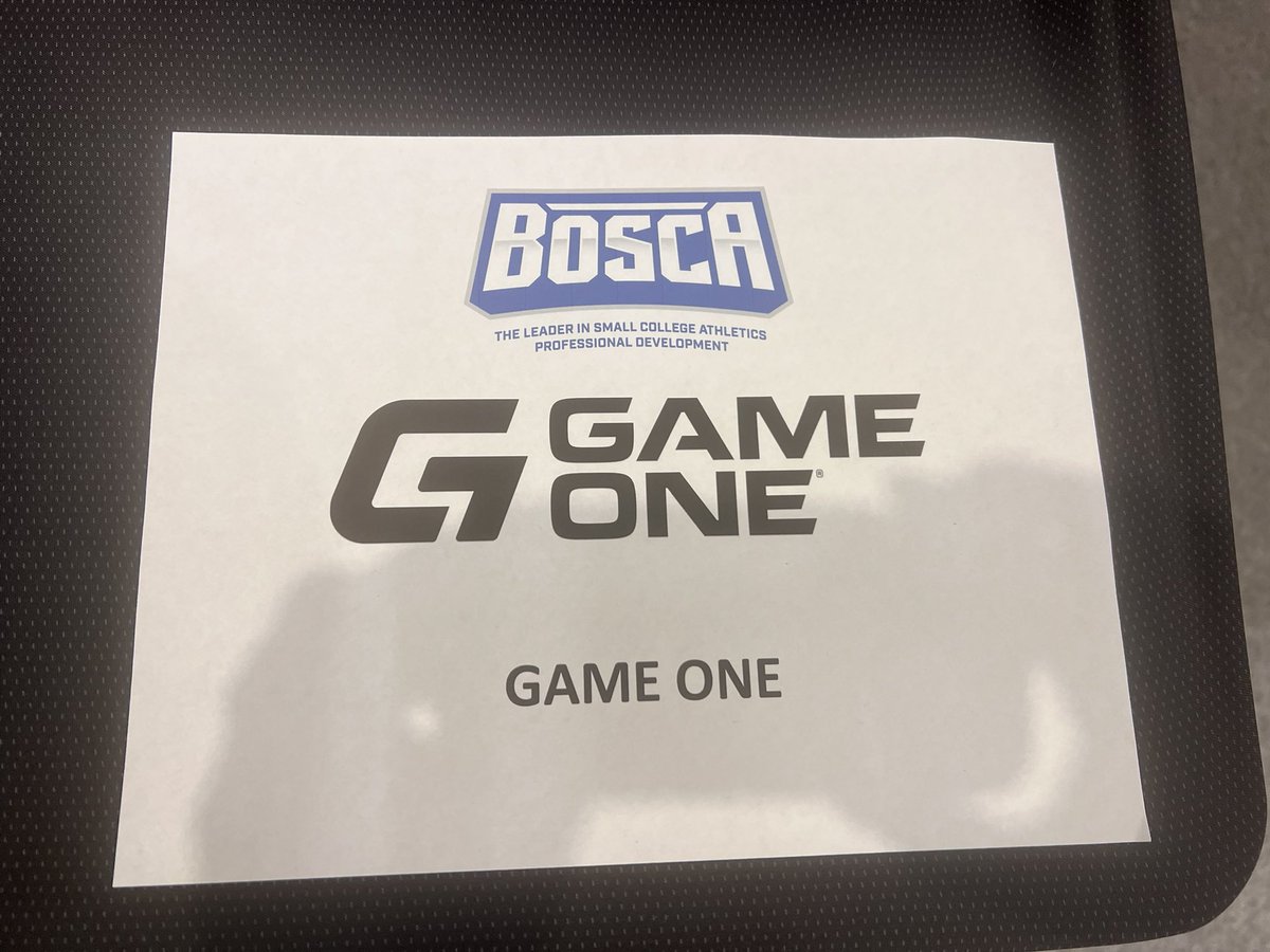 Tim_McMurray's tweet photo. Elite & productive day @smallcollegeath #boscasocal w talented group of ADs, future ADs, and commissioners. We @GameOne_USA are truly proud partners of @smallcollegeath & look forward to our new collegiate partnerships ๐ช ๐ฅ https://t.co/XPbLbOEdsz