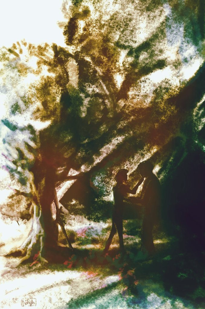 It was suppose to be a tree sketch at first, then it became #jayvik