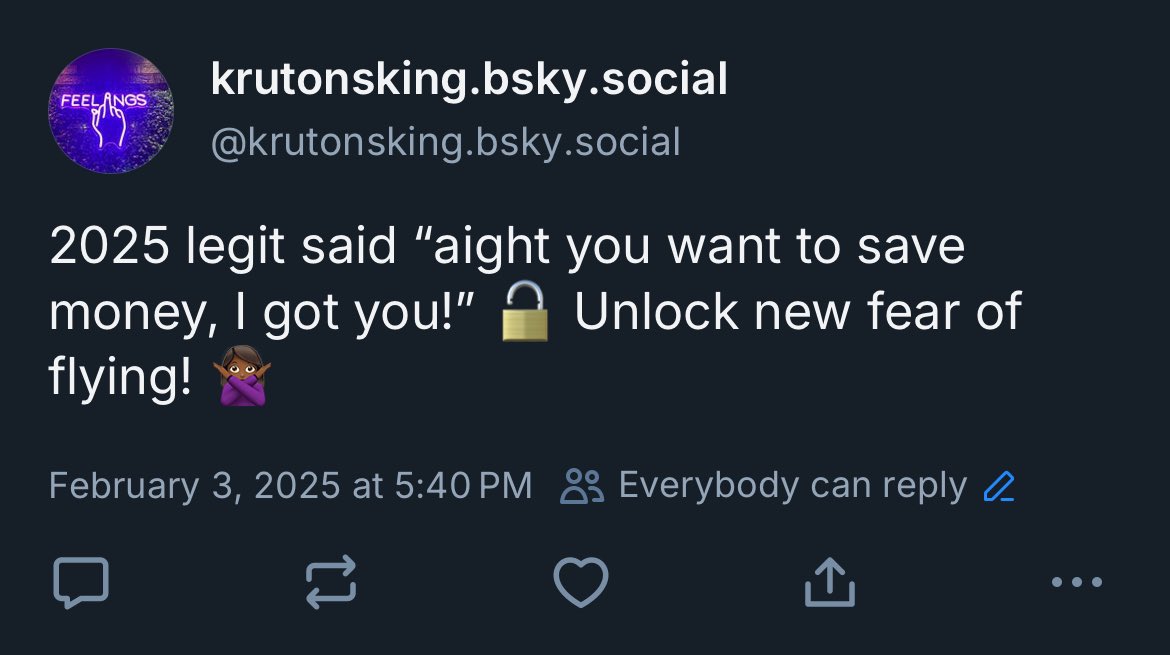 krutonsking's tweet photo. Y’all go follow me on blue sky. https://t.co/ojpcBnWFEJ