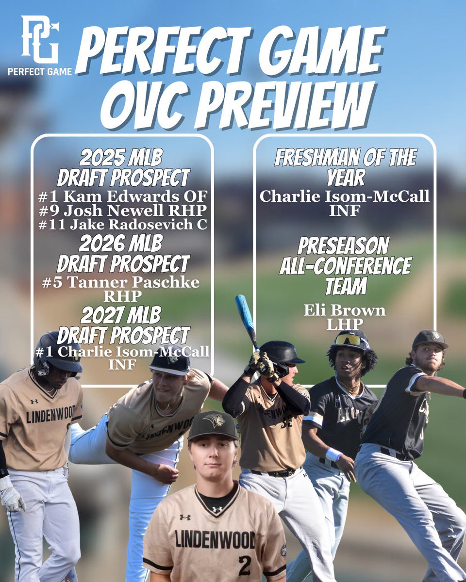 👀 what <a href="/PerfectGameUSA/">Perfect Game USA</a> had to say about the Lions heading into 2025..

- 5️⃣ Draft Prospects 📈
- 2️⃣ #1 Draft Prospects in the OVC 🔥
- 1️⃣ Preseason All-Conference Selection 
- Preseason Freshman of the Year

#OneRoar🦁⚾️