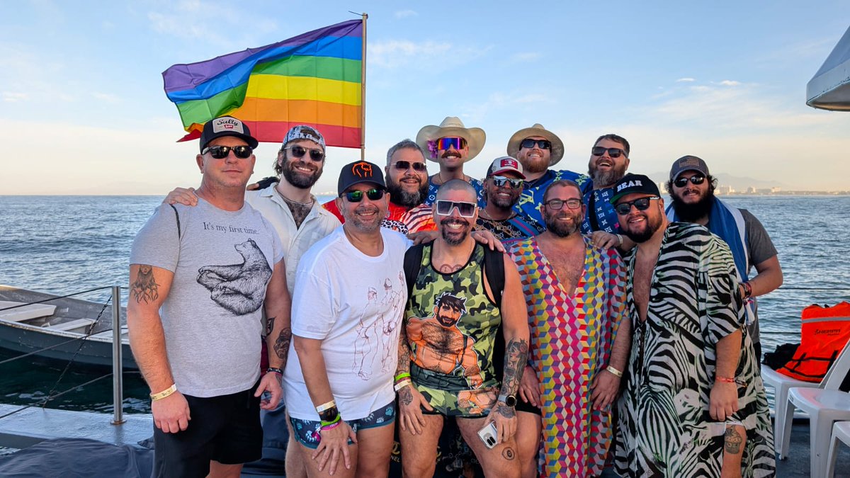 IzzyBoricua's tweet photo. We have the most amazing week at #PuertoVallarta #beefdipbearweek 2025, #studsbarpv can't wait to come back https://t.co/jenDIjUUYi
