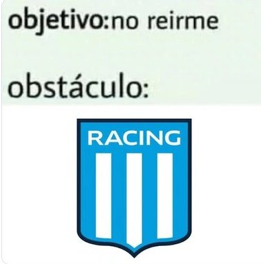 Rica cola, club de mierda <a href="/RacingClub/">Racing Club</a>