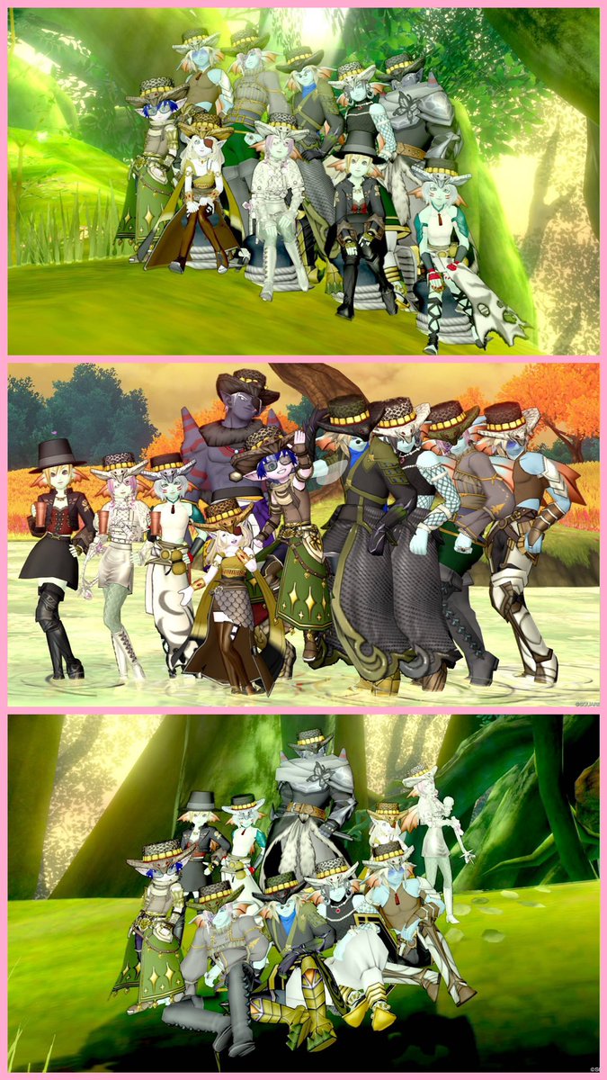 pinttyhime's tweet photo. 最近のぴん活♪ #DQXDefU
約2年ぶりのルムパシャ✨️
ドレスコード:2005年干支の巳年で
ヴァイパーハット🎩
ぴんは縁起物の白蛇ドレアでキメました🐍*⋆ 皆変わりなくお洒落さん👗 久しぶりに会ったのに違和感ない撮影会楽しかった🌟 今年もまたよろしくね୨୧⑅*.
゚+.゚(´▽`人)゚+.゚ https://t.co/l1cwl0KoyE