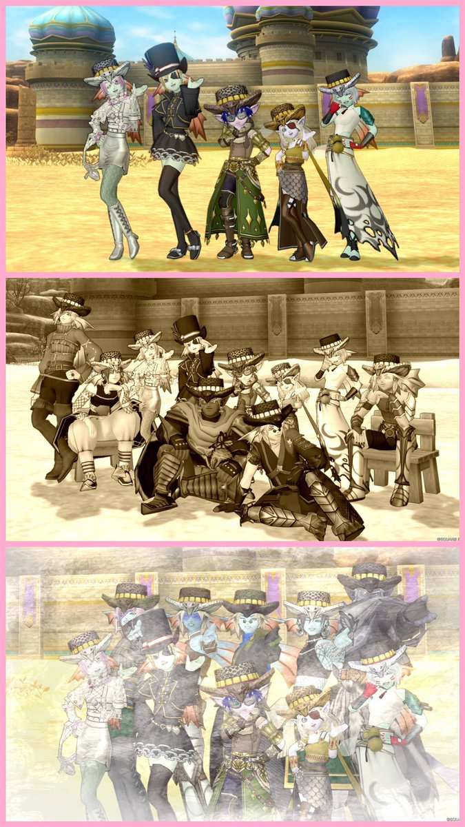 pinttyhime's tweet photo. 最近のぴん活♪ #DQXDefU
約2年ぶりのルムパシャ✨️
ドレスコード:2005年干支の巳年で
ヴァイパーハット🎩
ぴんは縁起物の白蛇ドレアでキメました🐍*⋆ 皆変わりなくお洒落さん👗 久しぶりに会ったのに違和感ない撮影会楽しかった🌟 今年もまたよろしくね୨୧⑅*.
゚+.゚(´▽`人)゚+.゚ https://t.co/l1cwl0KoyE