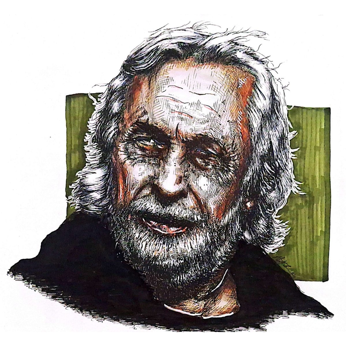 <a href="/aylakdergisi/">AYLAK DERGİ</a> 28. sayısı için yaptığım Müjdat Gezen illüstrasyon portre çalışması 
#müjdatgezen #aylak #aylakdergi #28sayı #art  #artist  #tiyatro #theatre #actor #artwork #artteacher #artline #inkart #colored #marker #traditionalart  #illustration  #portrait #coverart #poster