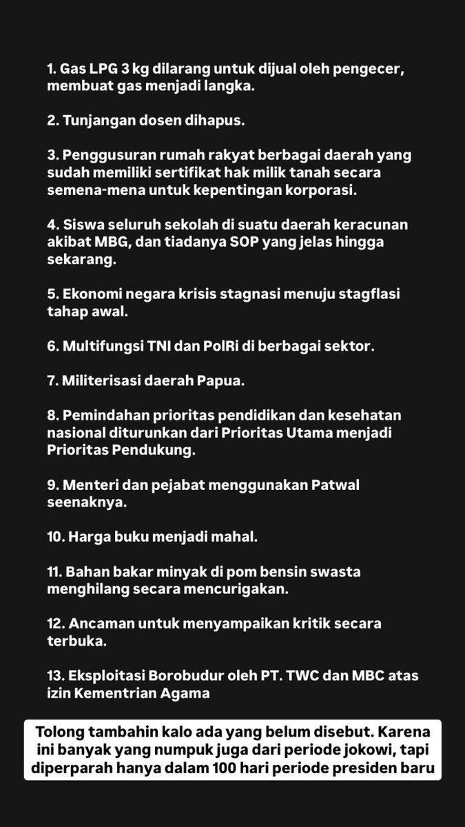 Peringatan Darurat
#PeringatanDarurat