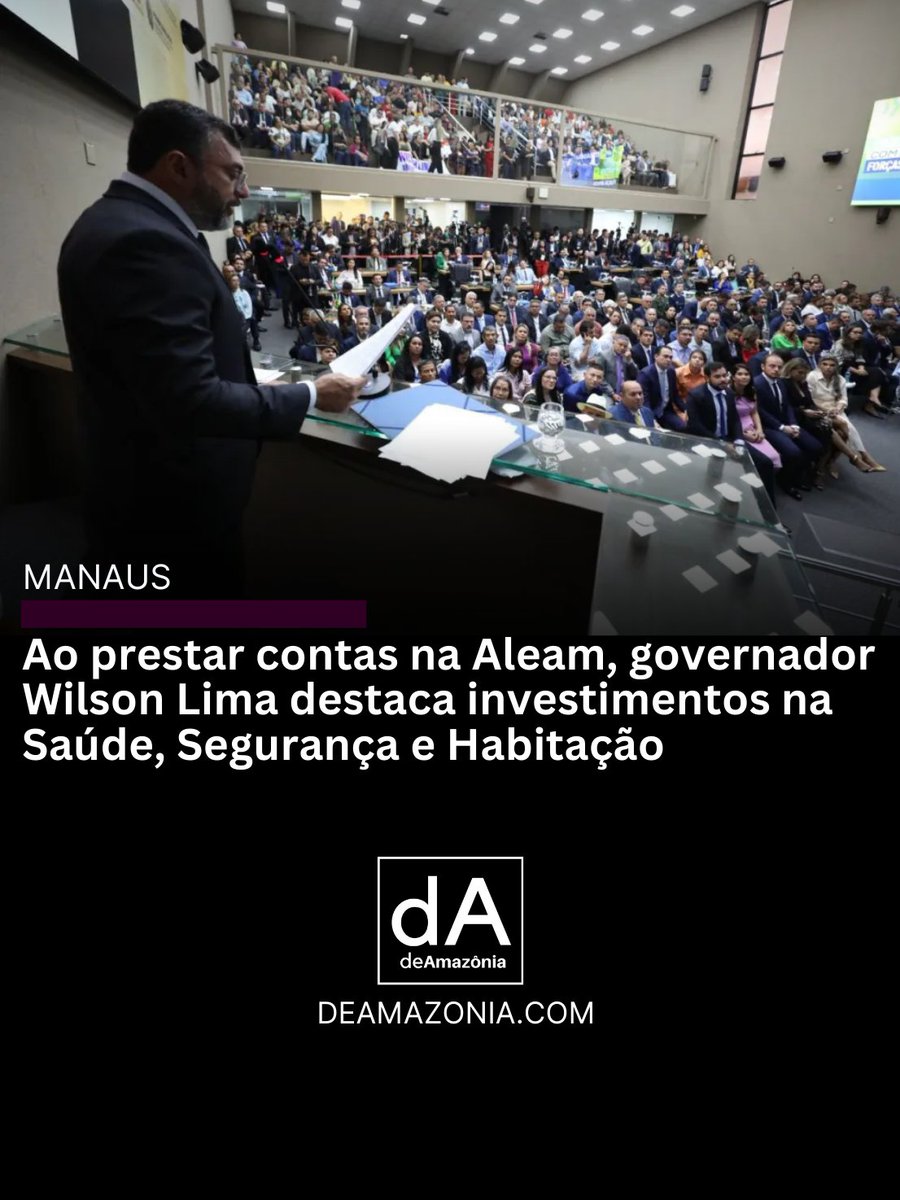 PortaDeAmazonia's tweet image. Ao prestar contas na Aleam, governador Wilson Lima destaca investimentos na Saúde, Segurança e Habitação deamazonia.com/2025/02/03/ao-… 

#prestar #contas #aleam #governador #wilsonlima #investimentos #saude #segurança #habitação