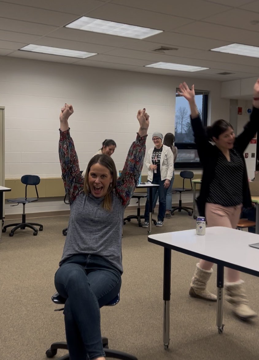 Last week's PD focused on relationships. I did the TikTok challenge guessing which staff member was talking and challenged teachers to do the same in their classroom...If you did it, how would you do? #theU #teamUTMS