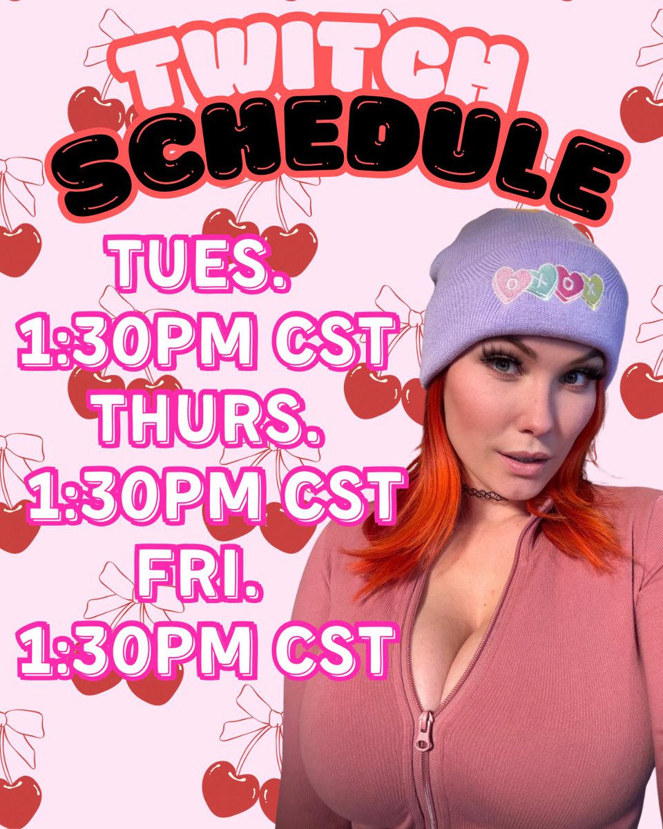 Can’t wait to see you there 😘❤️

Twitch.tv/taylorgunner