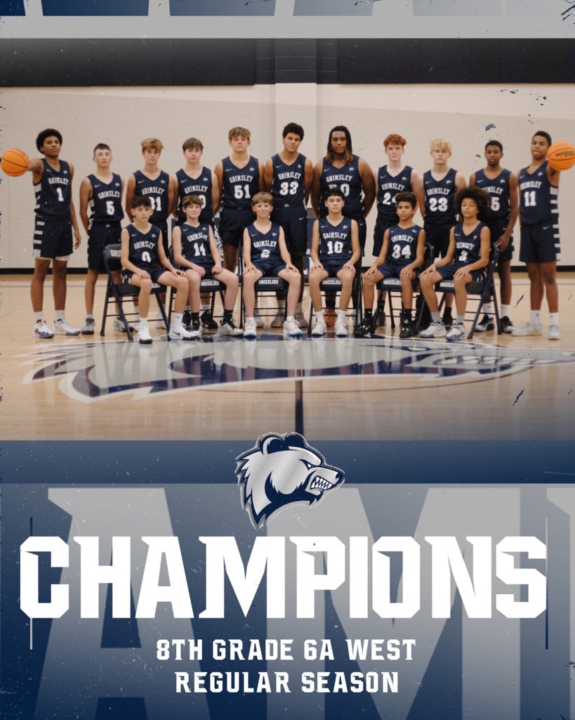 Grimsley Basketball (@grimsleybasket1) on Twitter photo One down and one to go. We clinched the regular season title with one game left. Then, on to the Final Four. <a href="/BWHS_Hoops/">West High Hoops</a> <a href="/BWHS_TheDen/">BWHS TheDen</a> <a href="/GJHS_Grizzlies/">Grimsley Grizzlies</a> <a href="/Gj23simmons/">Gary J. Simmons</a> <a href="/Bville_Schools/">Bentonville Schools</a> One down and one to go. We clinched the regular season title with one game left. Then, on to the Final Four. <a href="/BWHS_Hoops/">West High Hoops</a> <a href="/BWHS_TheDen/">BWHS TheDen</a> <a href="/GJHS_Grizzlies/">Grimsley Grizzlies</a> <a href="/Gj23simmons/">Gary J. Simmons</a> <a href="/Bville_Schools/">Bentonville Schools</a>