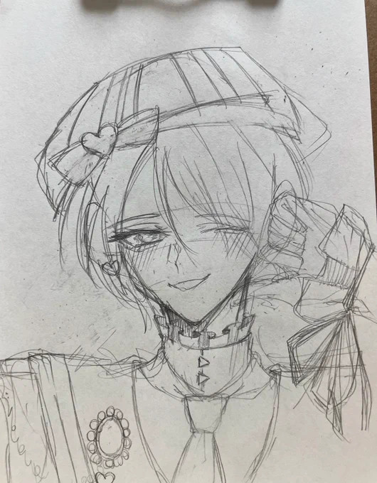 3年前の絵が出てきた!描き直してぇ〜!!!!