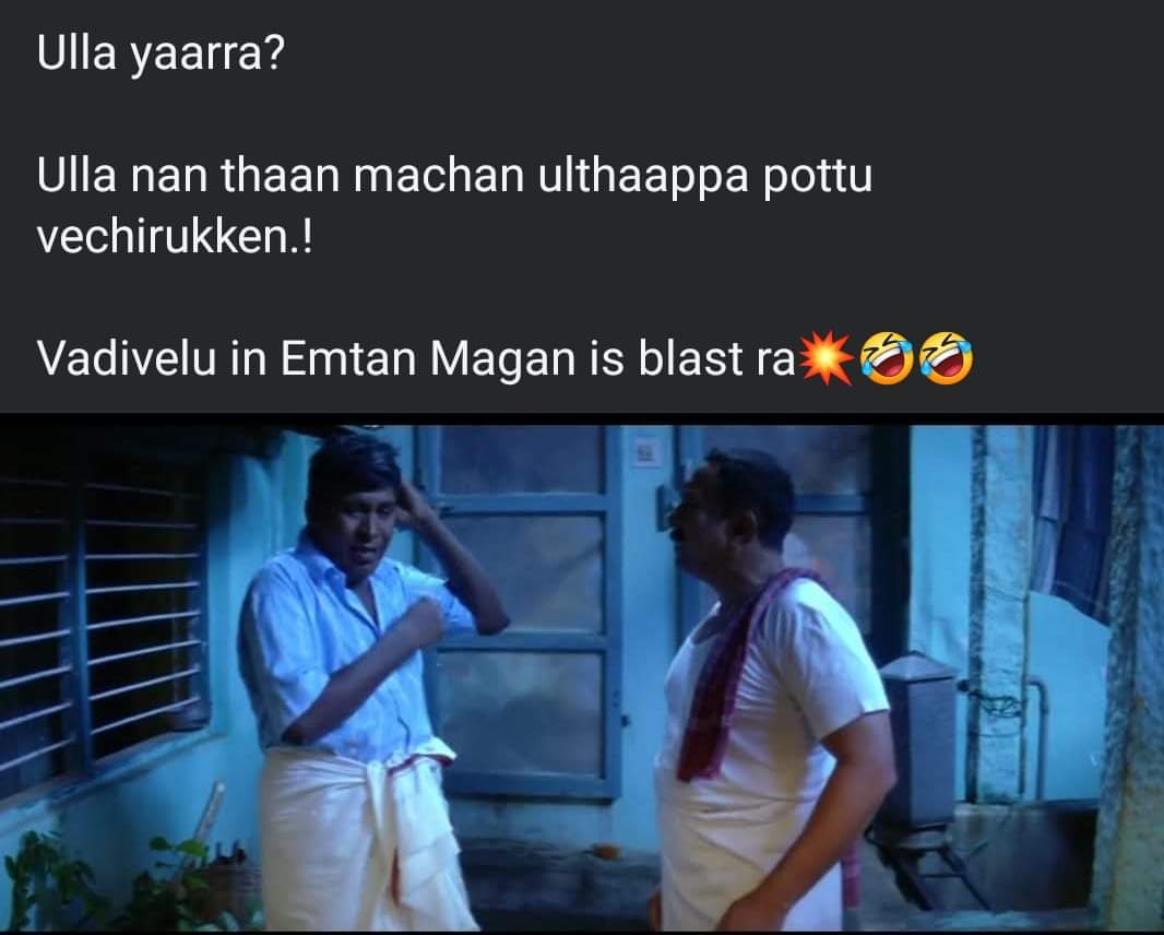 AravindRajaOff's tweet photo. #vadiveluforlife 🤣🤣 https://t.co/gl7xD4tHsw