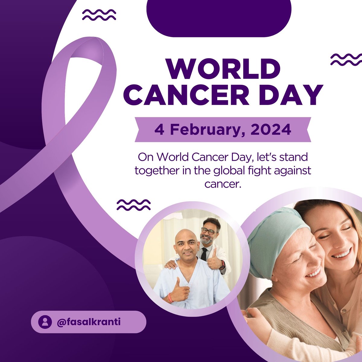 Fasal_Kranti's tweet photo. World Cancer Day | “Let's unite for a cancer-free world.”
#worldcancerday #cancerawareness #endcancer #fightcancer #uniteforacause #cancerresearch #supportcancerpatients #fasalkranti https://t.co/CdntjlosIQ