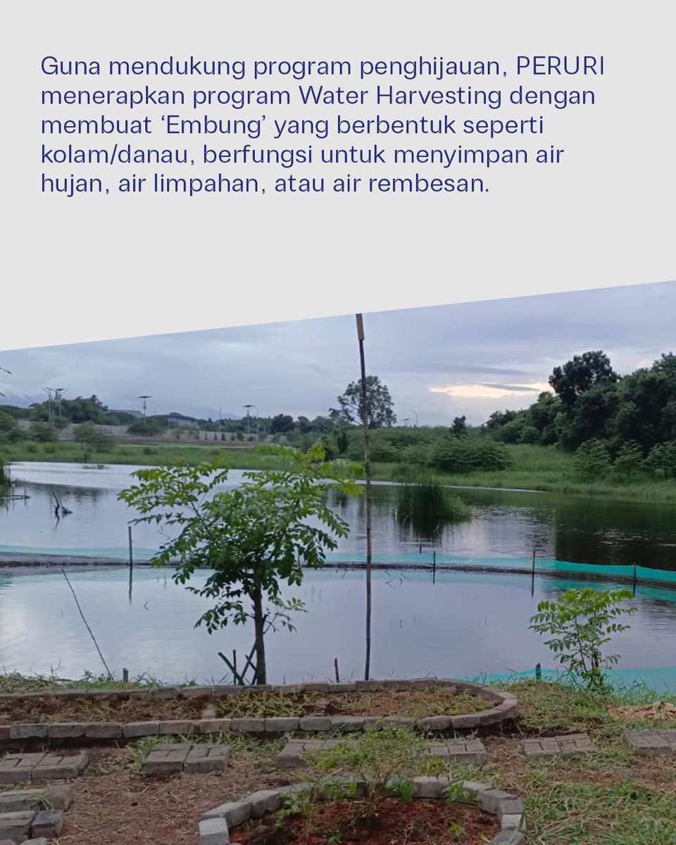 jakaperfect's tweet photo. Peruri siapkan water harvesting di area produksi Peruri Karawang untuk menciptakan lingkungan hijau dan asri.
#PerusahaanTeknologiHighSecurity #InnovationforASovereignFuture #KemajuanBerdaulat #InovasiKeamananTinggi #PeruriGovTechIndonesia #TrusteeOfSovereignty https://t.co/q8EUWkmidK