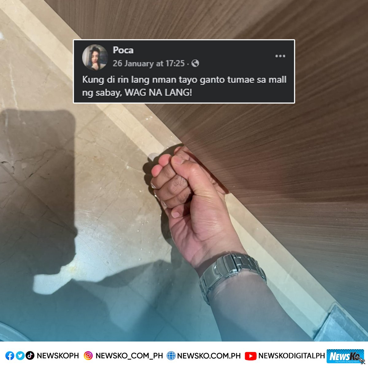 NewsKoPH's tweet image. #MemesPH: &apos;Yung &apos;clingy&apos; kayo ng dyowa mo kahit nasa banyo. 😹

📸 FB/ Poca

Bisitahin aming website: newsko.com.ph

#ViralPH #GoodVibesPH #Trending