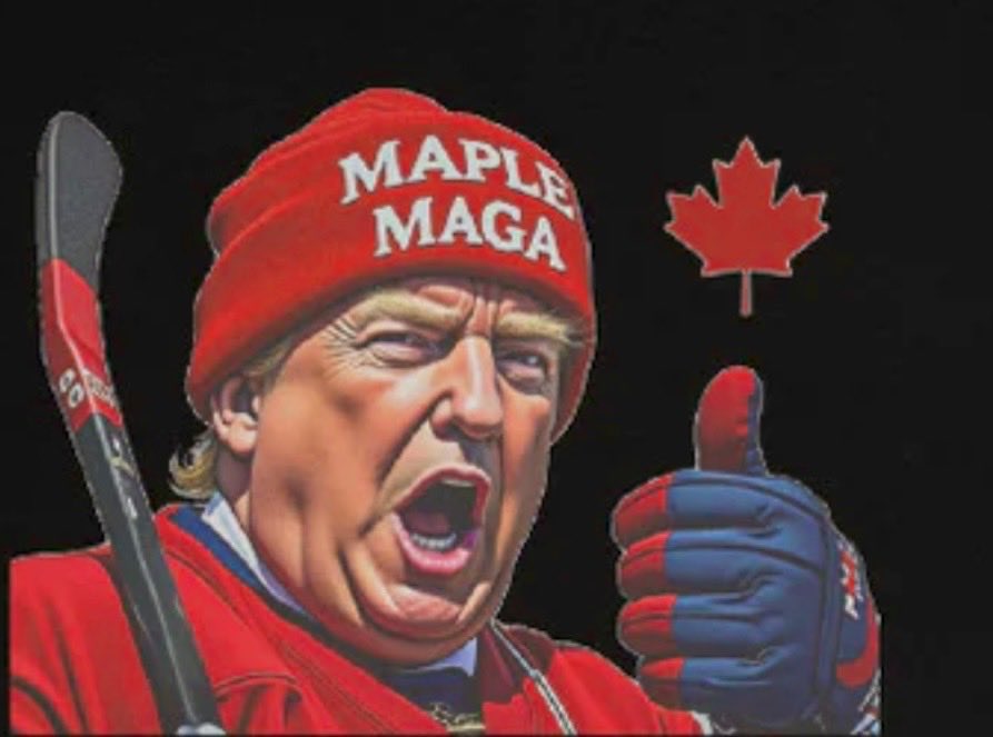 DeedsNotWords's tweet image. He’s just been inducted into the Maple MAGA 🍁 movement in Canada 🇨🇦