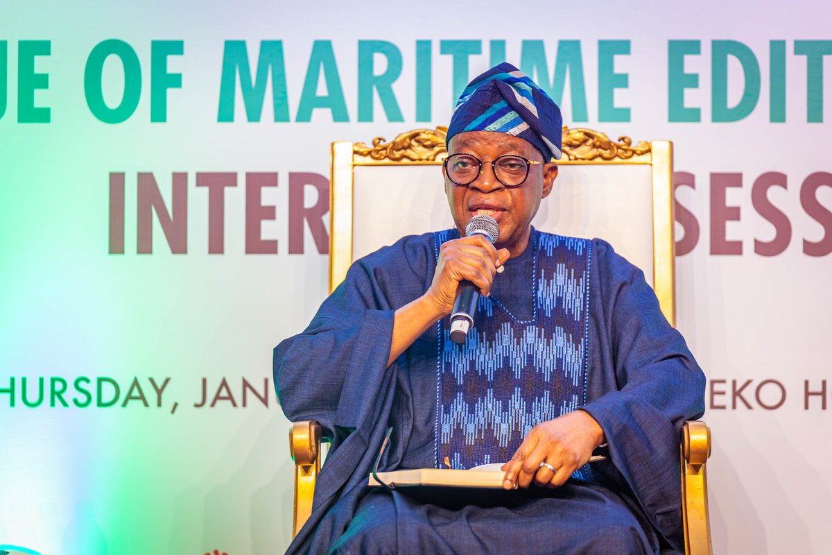 NgShippers's tweet image. Nigeria’s maritime sector has seen remarkable progress over the past year! 🌊🚢 The Honourable Minister of Marine &amp;amp; Blue Economy, @GboyegaOyetola recently shared key achievements, alongside NSC’s Executive Secretary/CEO, @AkutahPius 🧵👇 #MaritimeDevelopment
