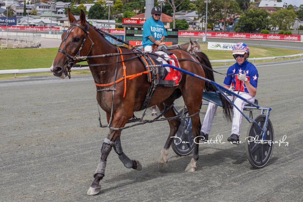 Blue Bloodz with <a href="/garrard_angus/">Angus Garrard</a> win race 4 <a href="/TheCreekAlbion/">The Creek</a> for trainer Mark Dux