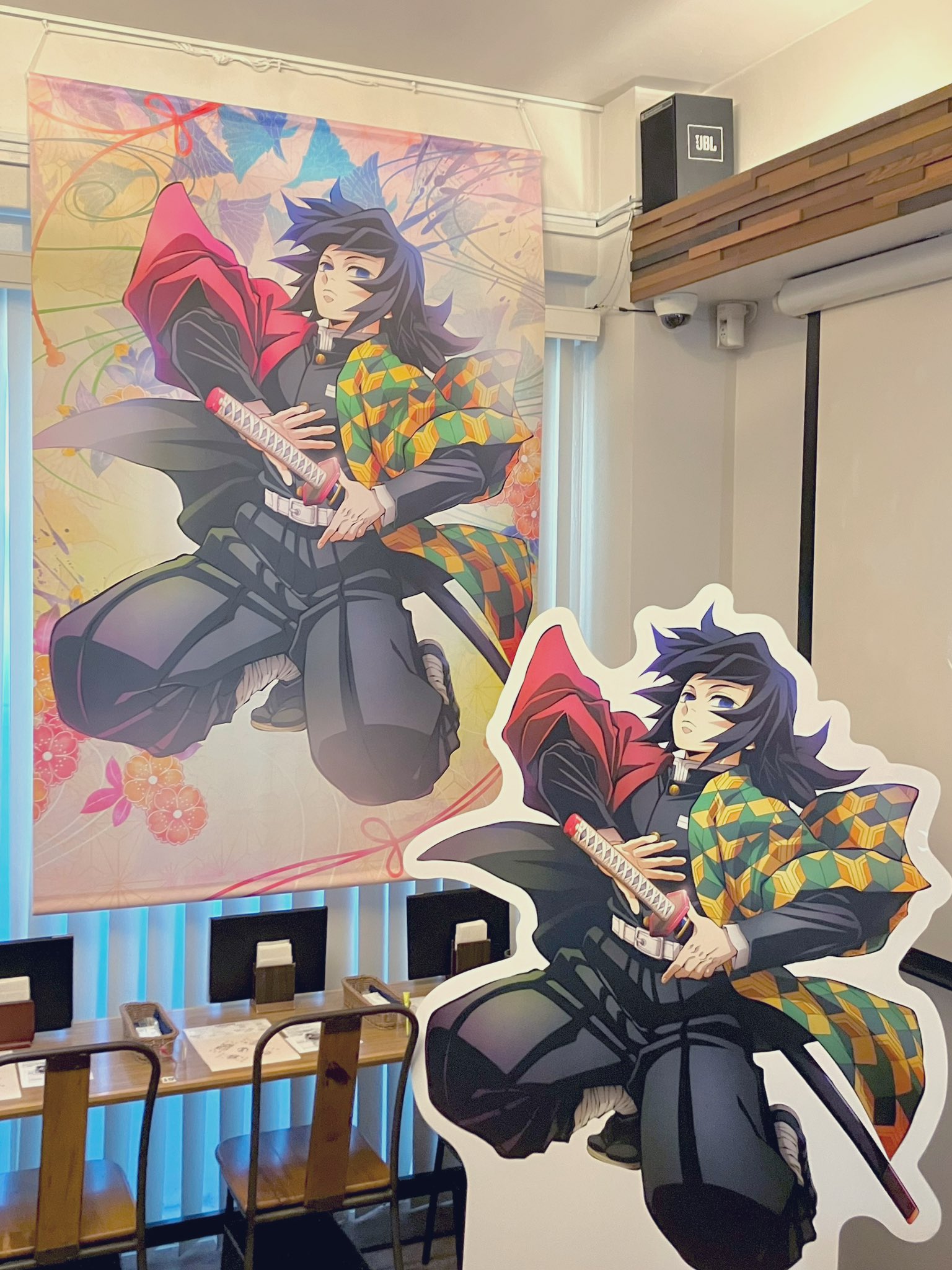 鬼滅の刃ufotable Cafe 冨岡義勇 鬼滅の刃ufotable cafeチェキ風ブロマイド 冨岡義勇レア絵柄