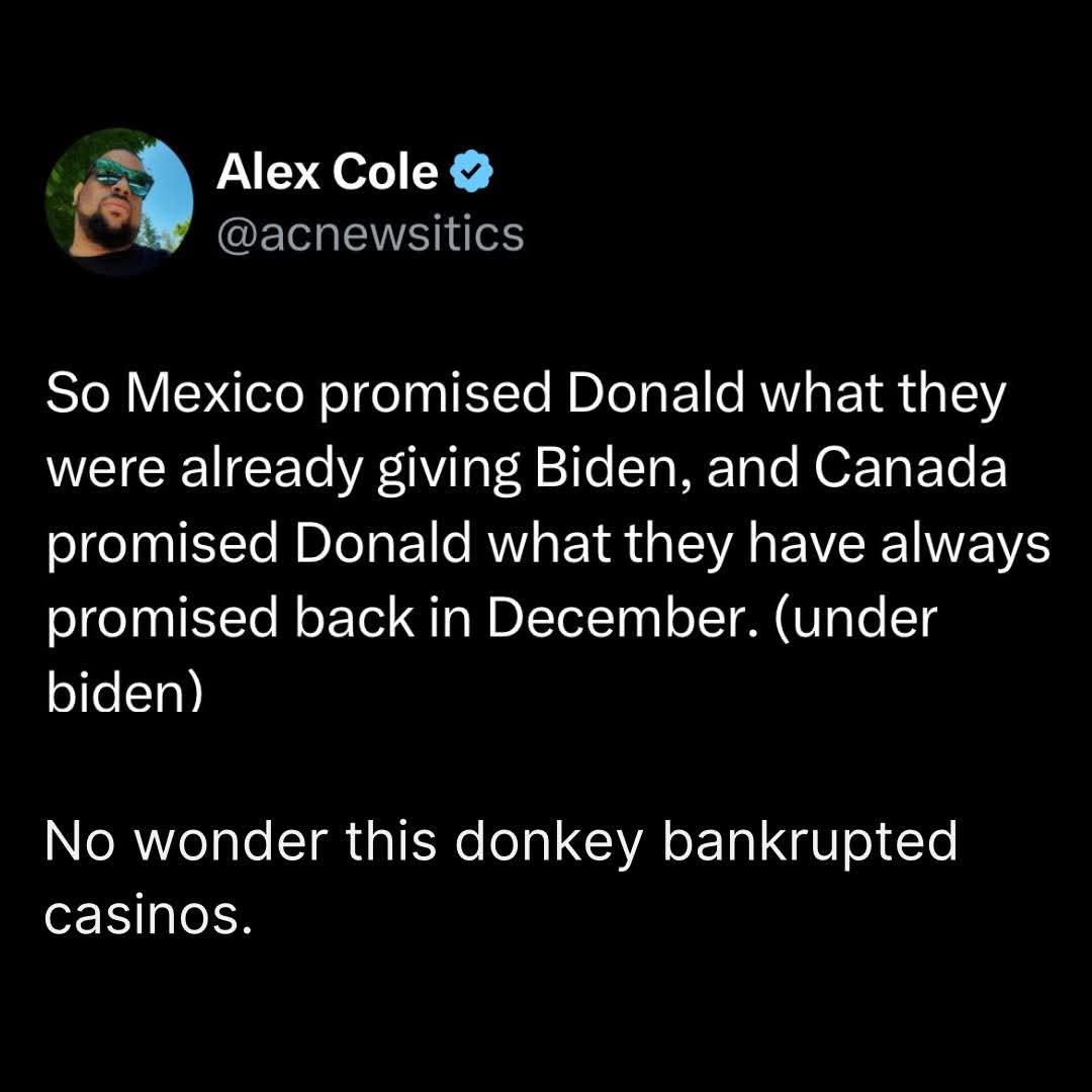 Q_mass's tweet photo. @mostlypeaceful Trump caved. Loser. https://t.co/0wPDHmpNmN