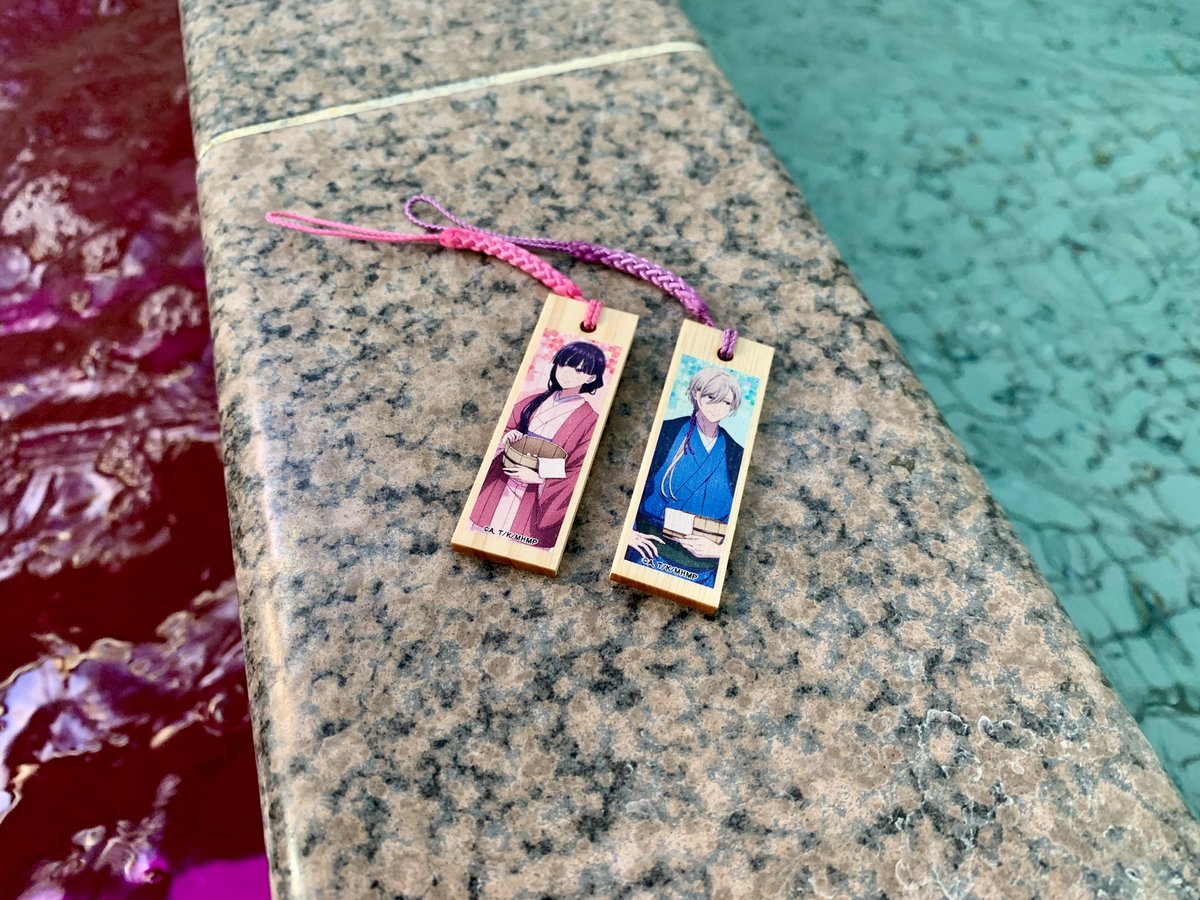 こちらの木札キーホルダーは入浴券とセットで販売🌸♨️ 美世