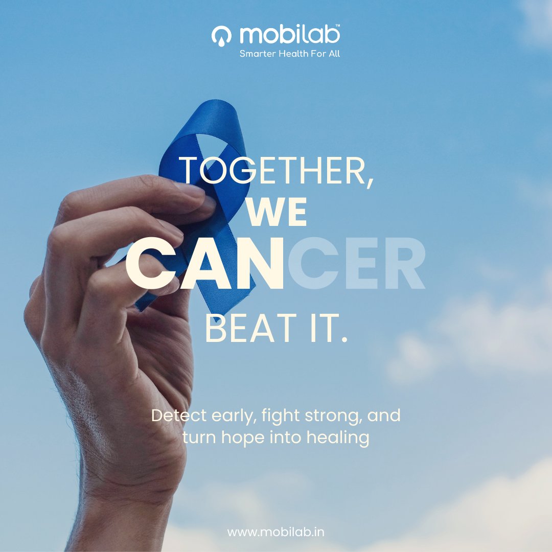 Early detection saves lives! This #WorldCancerDay, commit to regular screenings. Mobilab is advancing biomarker testing for better, accessible diagnostics. Test today, protect tomorrow! 

 #CancerAwareness #EarlyDetection #Mobilab
