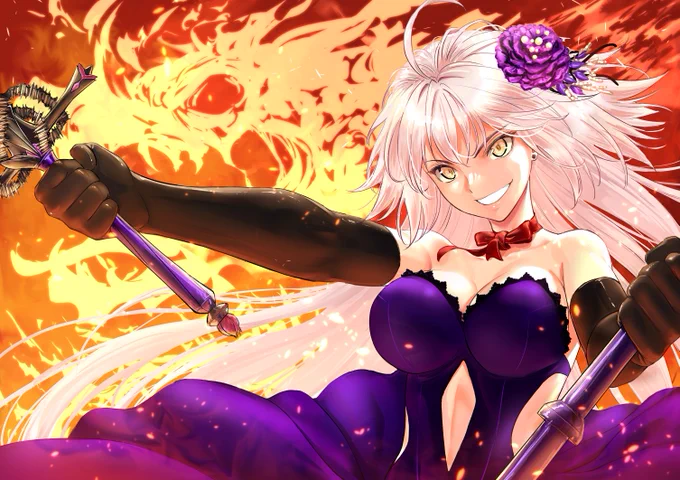 「マスターちゃん宝具よ!」#FGO #ジャンヌ・オルタ 