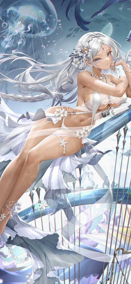 Ddot2018's tweet image. 海の底の水着です