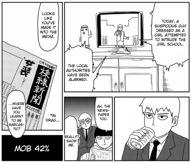 daily mob and reigen tweet media
