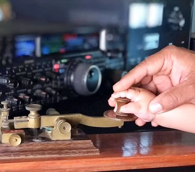 Ham_Radio_World's tweet photo. Introduce Morse code at an early age 🥰 https://t.co/W3fkQ1aS0T