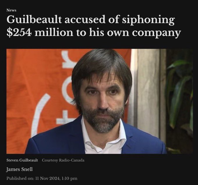 TheBuckYouWill's tweet photo. 🔥🔥🔥REPOSTING EVERY SINGLE DAY🔥🔥🔥

👉PLEASE REPOST FOR GREATER REACH👈

Steven Guilbeault is 100% a criminal currently avoiding scrutiny.

@S_Guilbeault does NOT get a free pass, especially when the media seems to have 'forgotten' about the story, FFS.

GUILBEAULT NEEDS TO GO TO PRISON.

READ MORE: https://t.co/mt2OnZwsyF