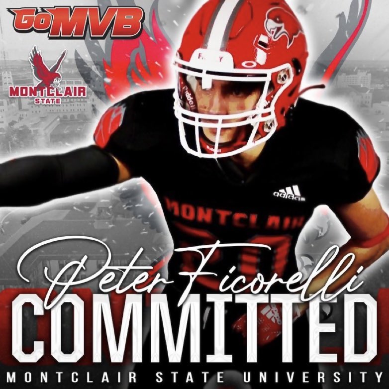PeterFicorelli's tweet photo. Proud to announce my commitment to @montclairstateu #GoRedHawks https://t.co/MWb4wrRVL7
